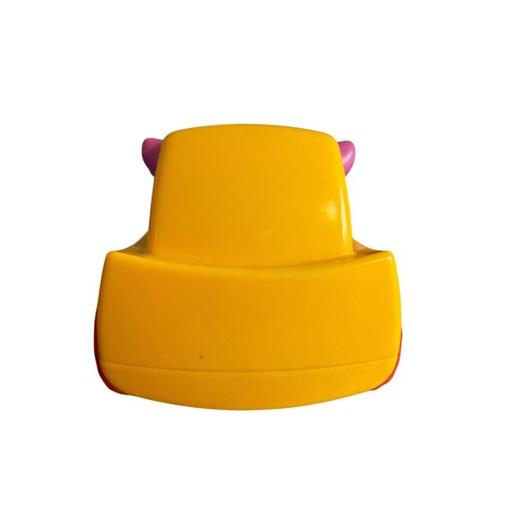 Fisher Price Little People Mini Monster Truck Toy Yellow Crazy Eyes Red Purple - Picture 3 of 5